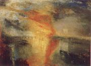 Joseph Mallord William Turner THed Burning of the Houses of Lords and Commons,16 October,1834 painting